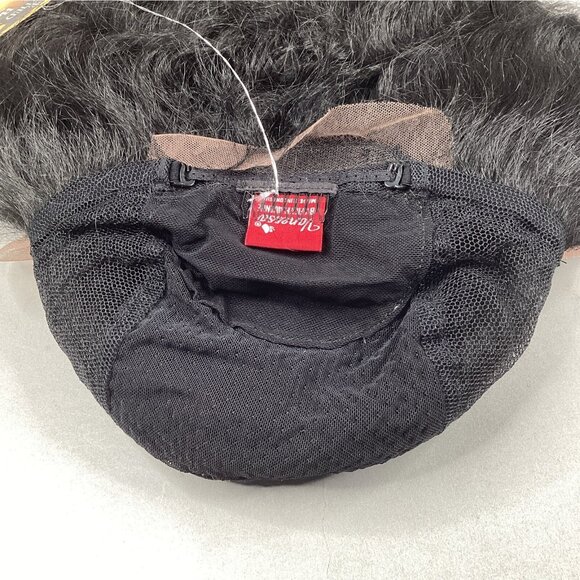 Edin #1B Off Black Body Wave Brazilian Human Hair Blend Lace Front Wig - Picture 7 of 11